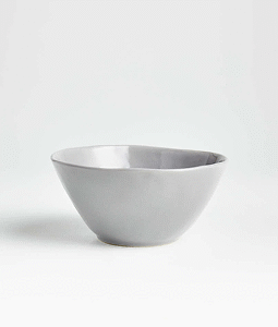 Small Ecru Ceramic Compote